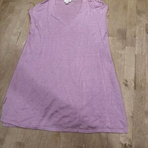 J. Jill Purple Sleeveless Tank Top